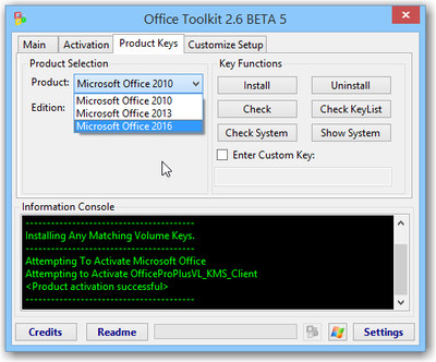 Активатор Windows 10/7/8.1 Microsoft Toolkit 2.6
